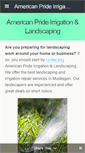 Mobile Screenshot of americanprideirrigation.com